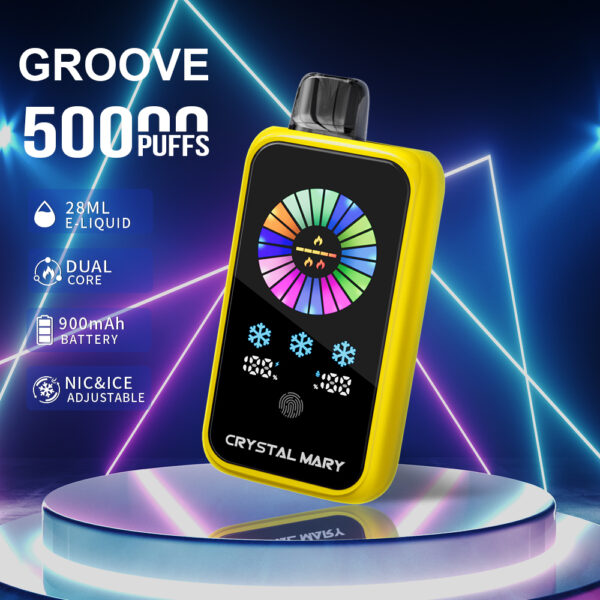 CrystalMary Crystal Groove 50K – Geschmacksvariante „Lemon Heads“
