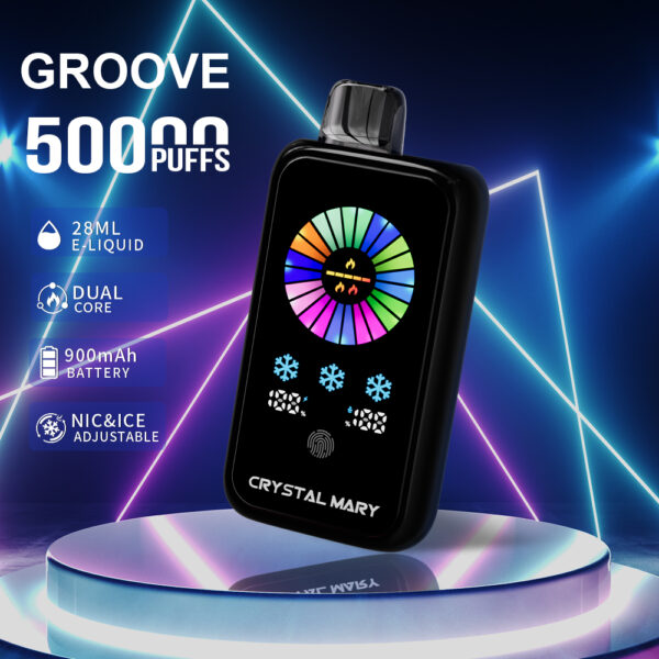 CrystalMary Crystal Groove 50K, Geschmacksvariante „Miami Mint“