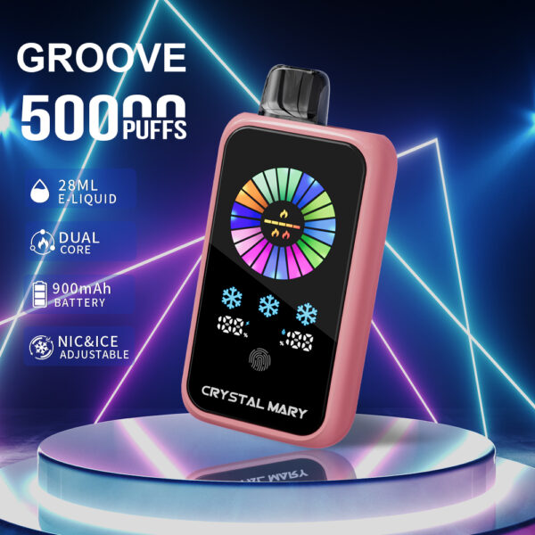 CrystalMary Crystal Groove 50K Erdbeere – Geschmacksvariante „B-Pop“