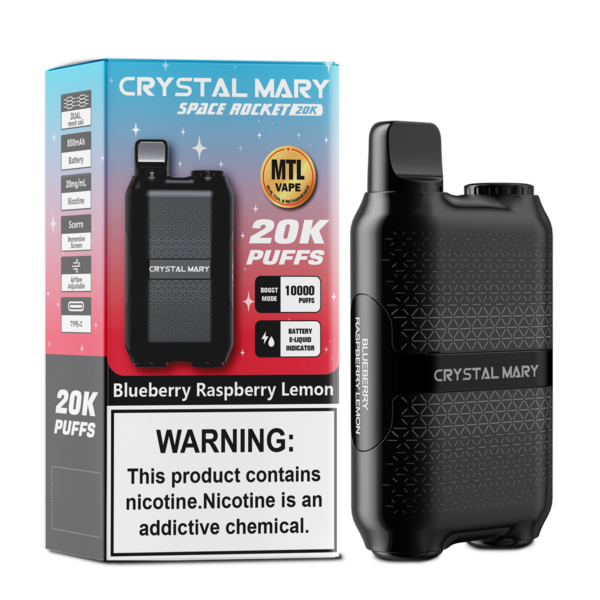 CrystalMary CRYSTAL MARY 20K, sabor a arándanos y frambuesas