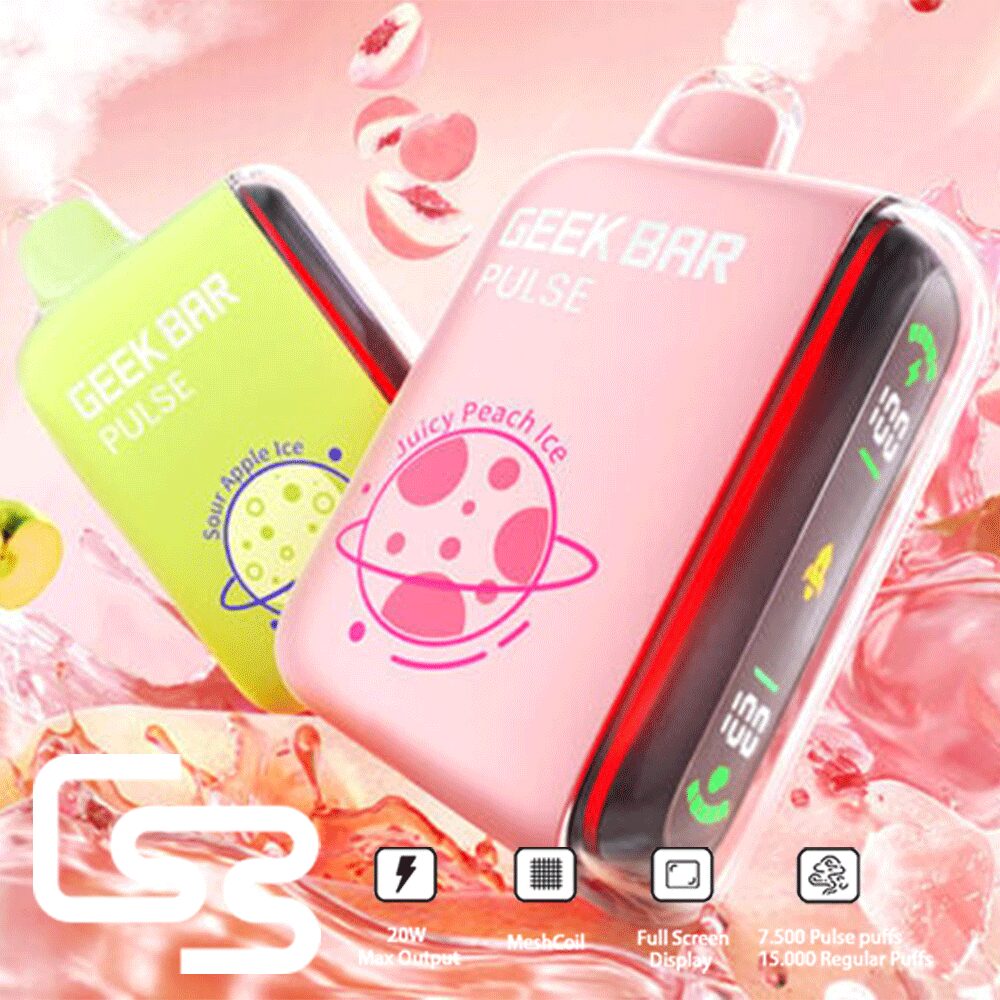 GEEK BAR PULSE 15000 Puffs Dual Mesh Disposable Vape Electronic Cigarette Pod