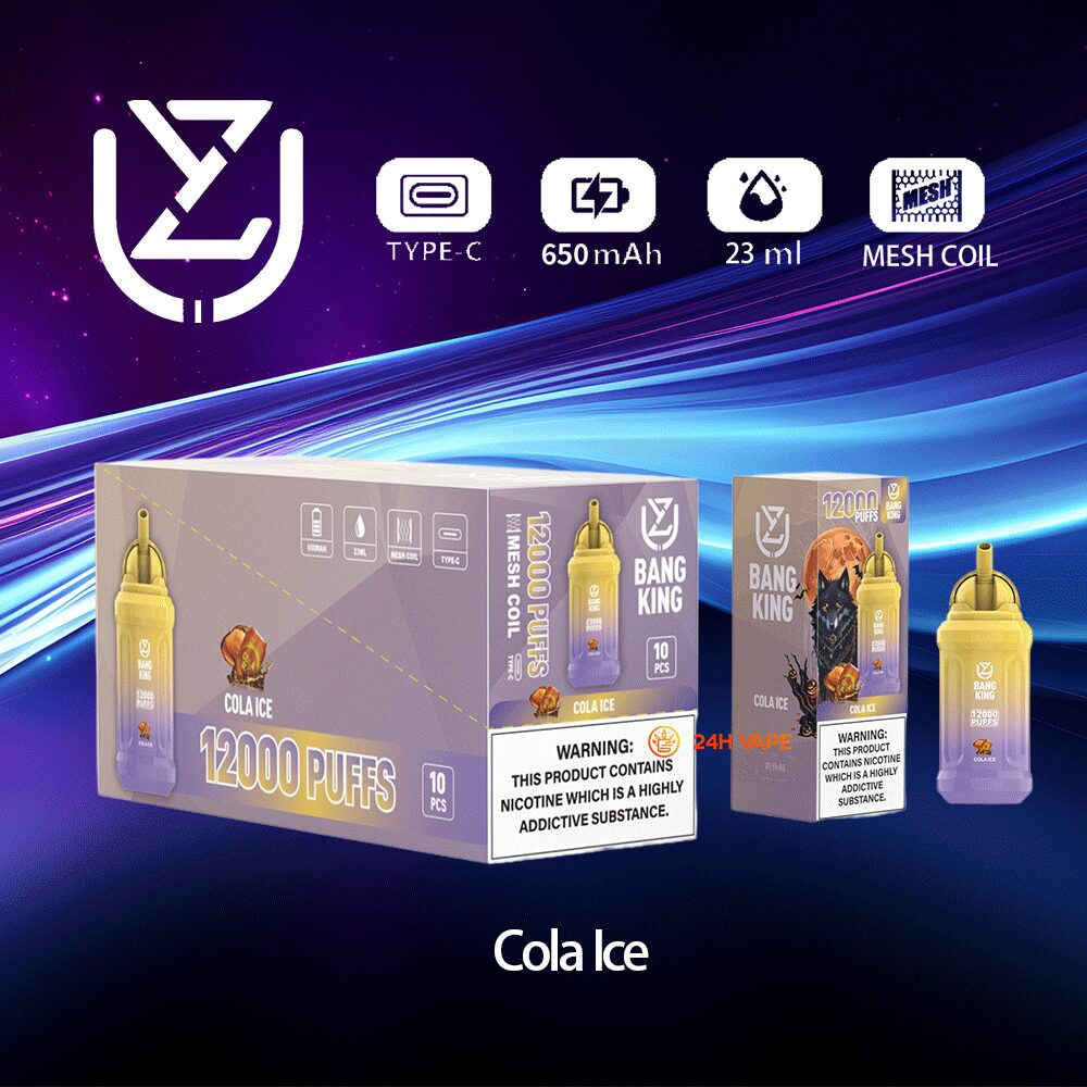 UZY Bang King 12000 12K Puffs 0% 2% 3% 5% Nicotine Original Edition Disposable Vape Pen - Image 10