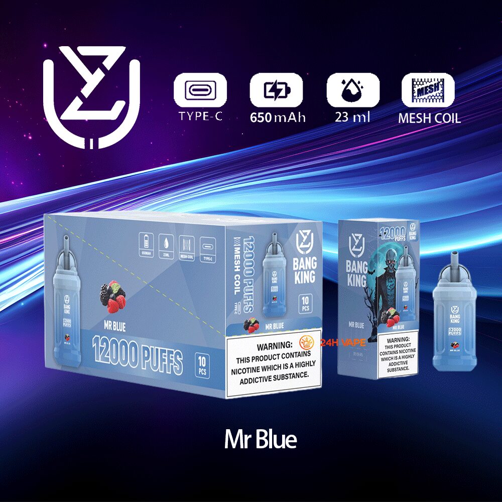 UZY Bang King 12000 12K Puffs 0% 2% 3% 5% Nicotine Original Edition Disposable Vape Pen - Image 7