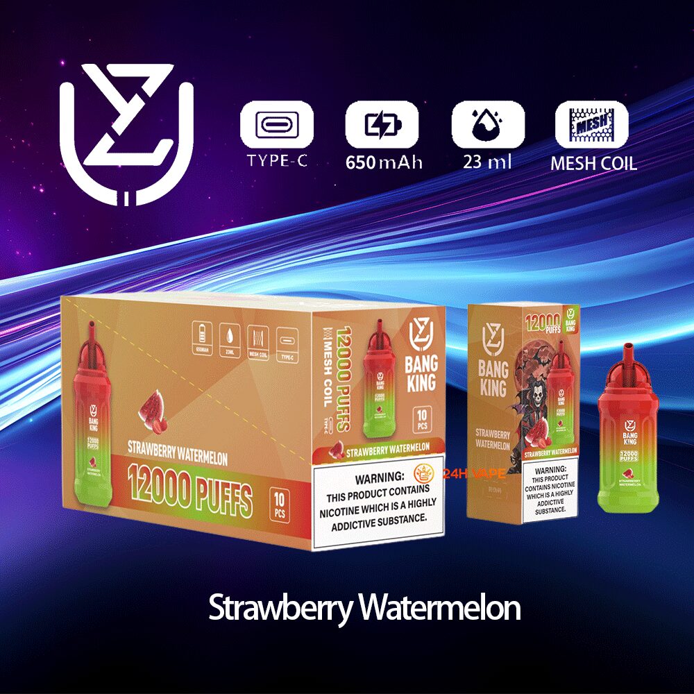 UZY Bang King 12000 12K Puffs 0% 2% 3% 5% Nicotine Original Edition Disposable Vape Pen - Image 3