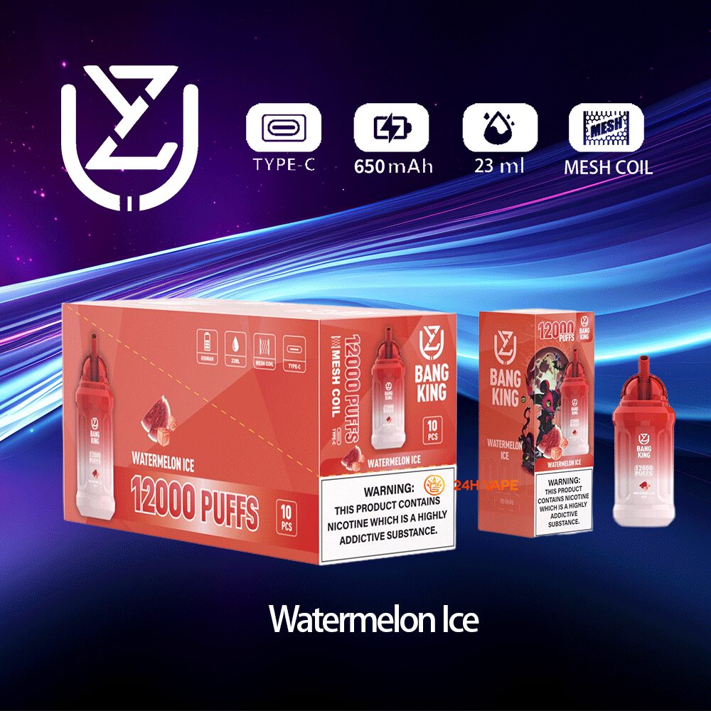 UZY Bang King 12000 12K Puffs 0% 2% 3% 5% Nicotine Original Edition Disposable Vape Pen - Image 2