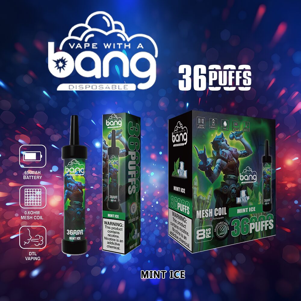Bang 36000 36K Puffs 0% 2% 3% 5% Nicotine Latest Original Disposable Vape Pen - Image 8