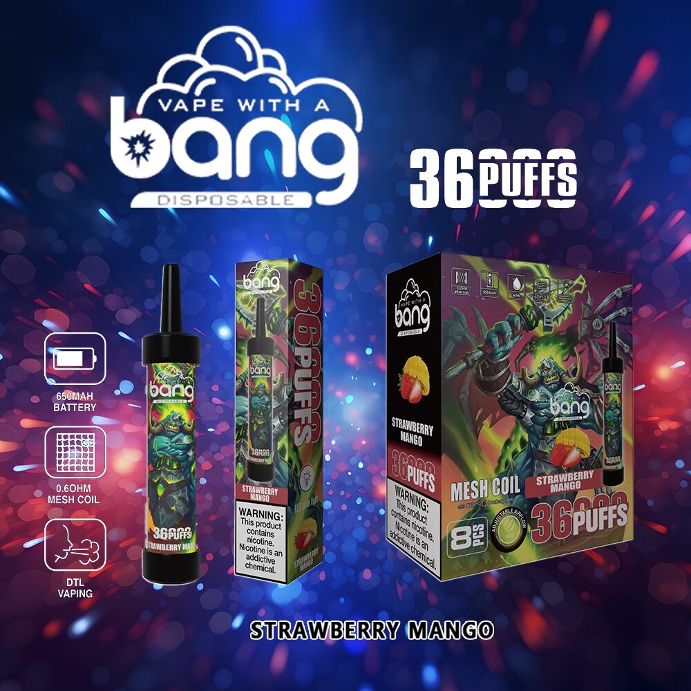 Bang 36000 36K Puffs 0% 2% 3% 5% Nicotine Latest Original Disposable Vape Pen - Image 3