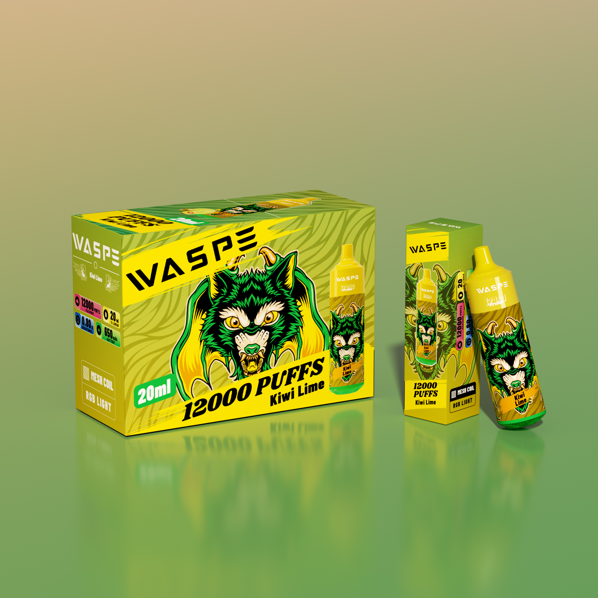 WASPE 12000 Puffs Nicotine 0% 2% 3% 5% Original Edition Disposable Vape Pen - Image 8