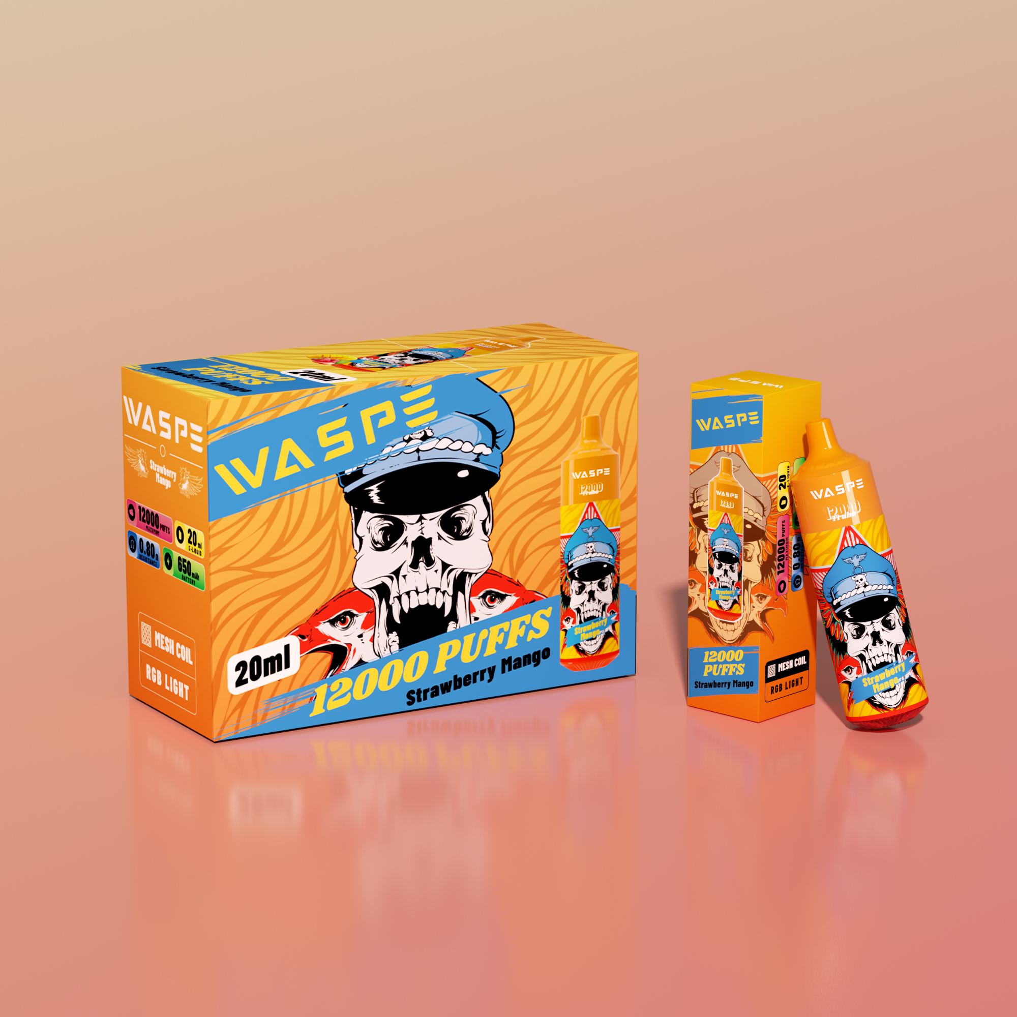 WASPE 12000 Puffs Nicotine 0% 2% 3% 5% Original Edition Disposable Vape Pen - Image 14