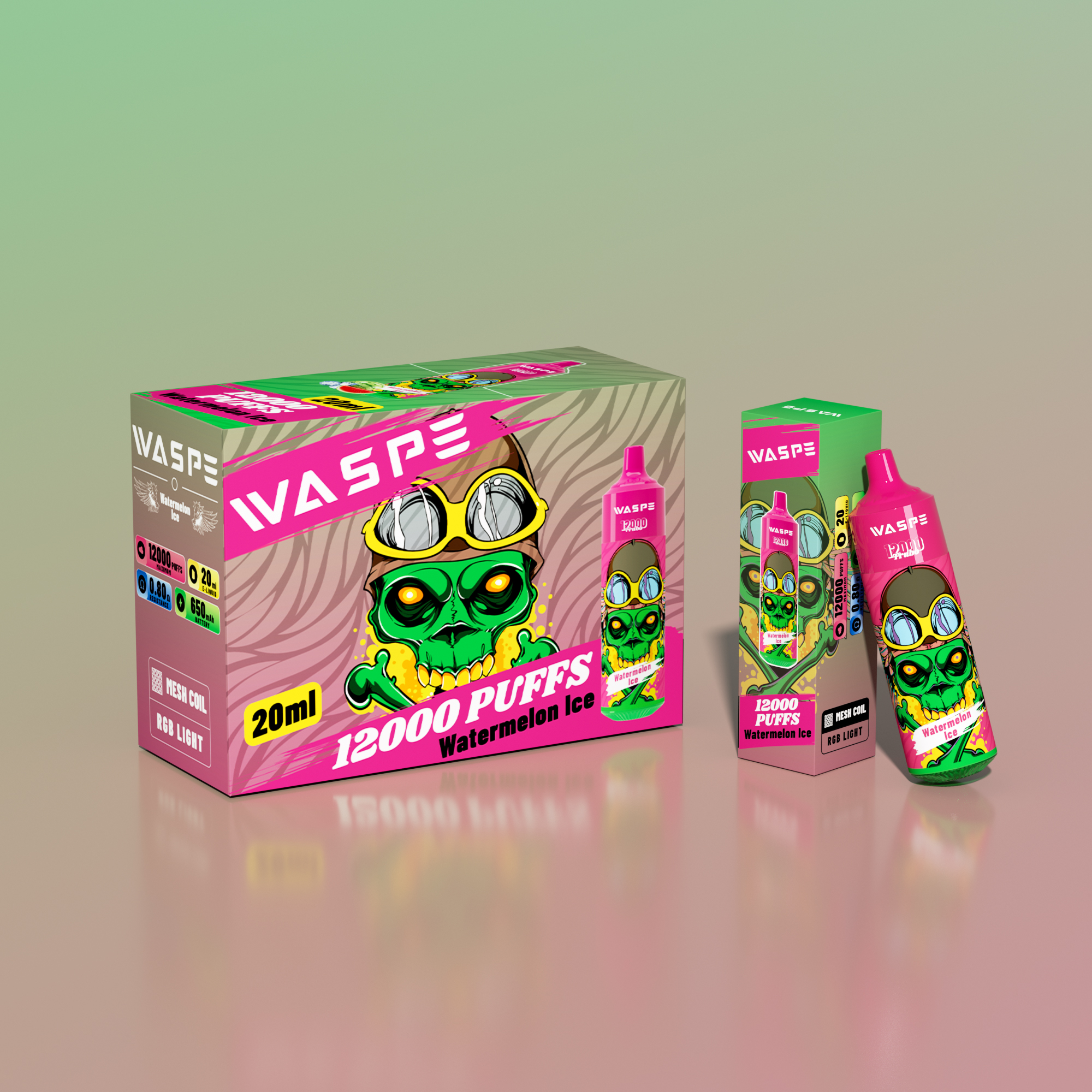 WASPE 12000 Puffs Nicotine 0% 2% 3% 5% Original Edition Disposable Vape Pen - Image 10
