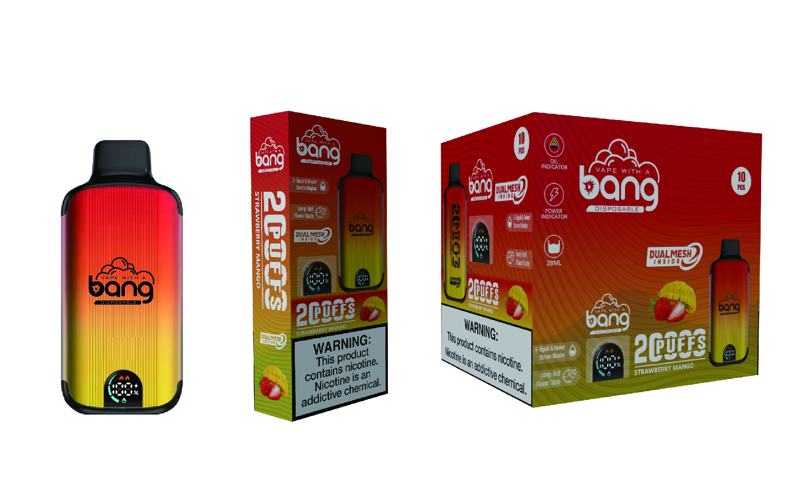 Bang 20000 Puffs New Product LED Display Disposable Vape - Image 8