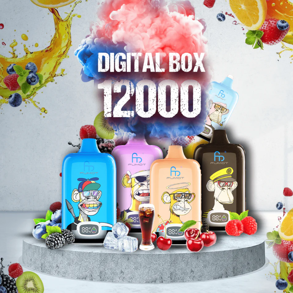 RandM Digital Box 12000 Puffs Hot Seller LED Display Disposable Vape