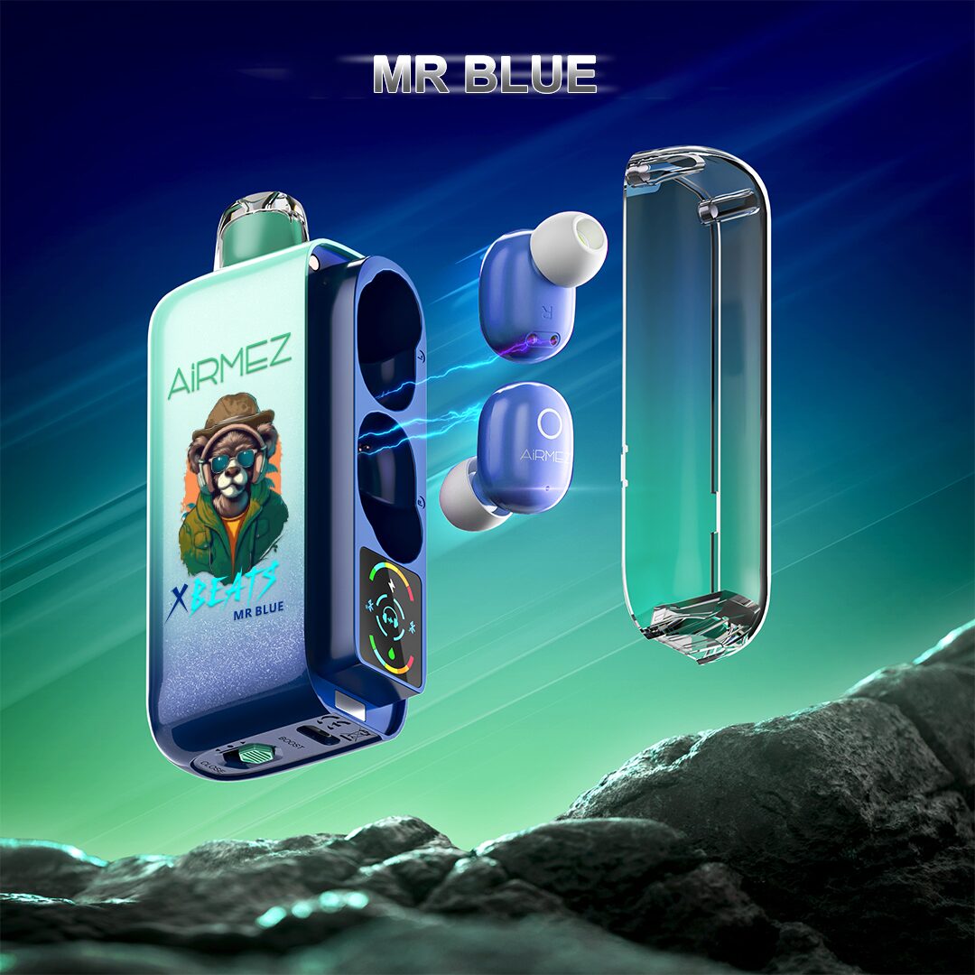 Airmez Xbeat 40000 40k Puffs Original Earphone LED Display Disposable Vape EU Warehouse - Image 9