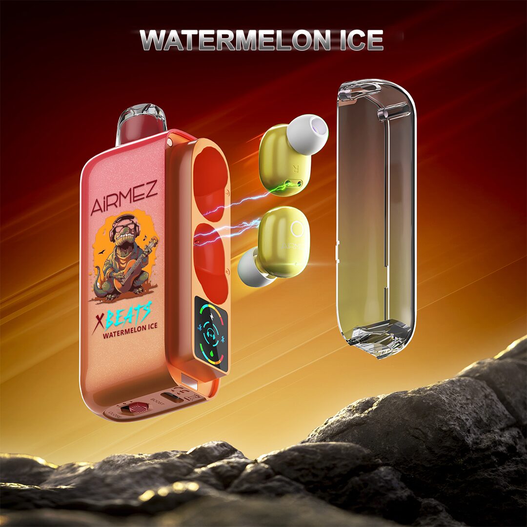Airmez Xbeat 40000 40k Puffs Original Earphone LED Display Disposable Vape EU Warehouse - Image 3