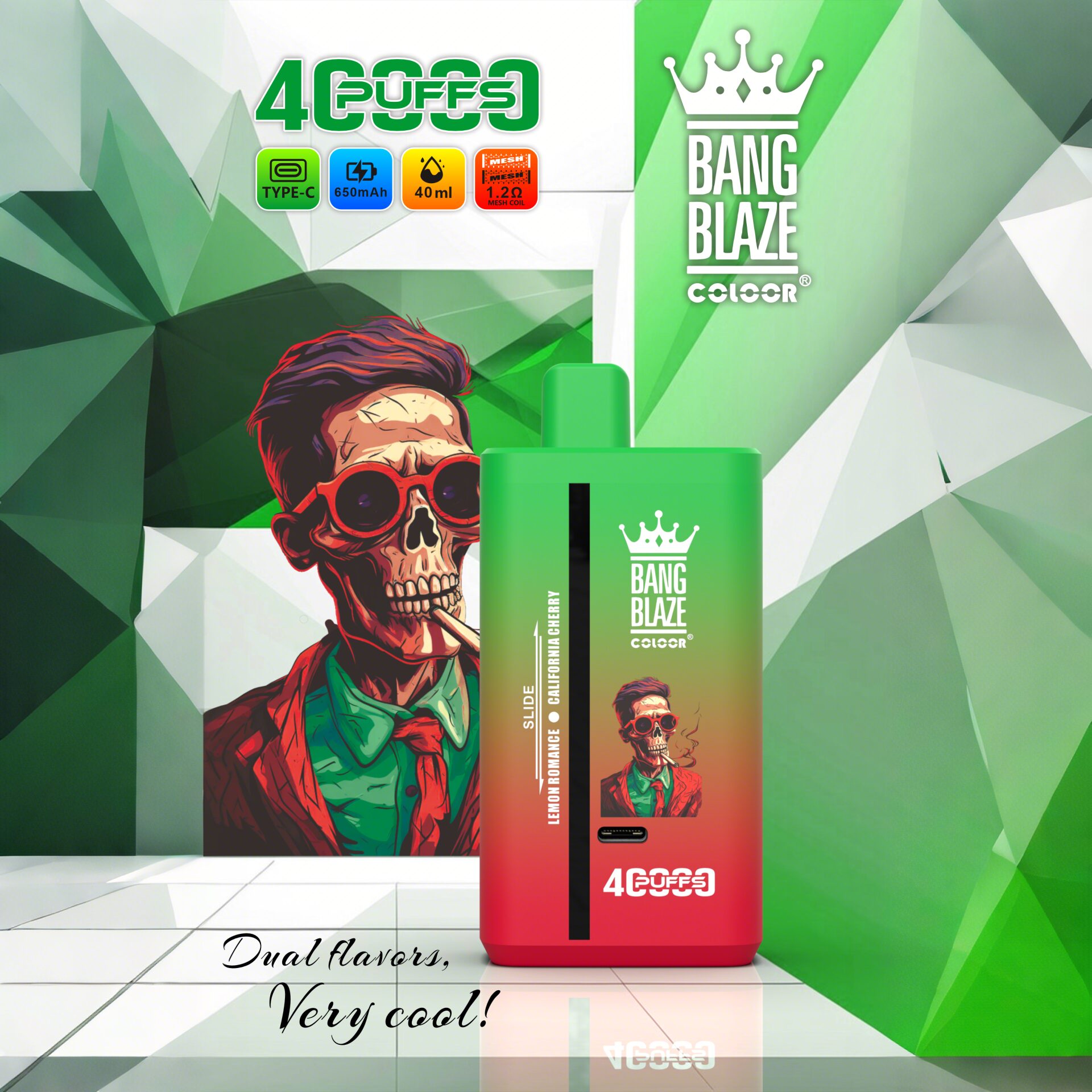 Bang Blaze 40000 40K Puffs 2% 3% 5% Nicotine Double Taste Disposable Vape - Image 14