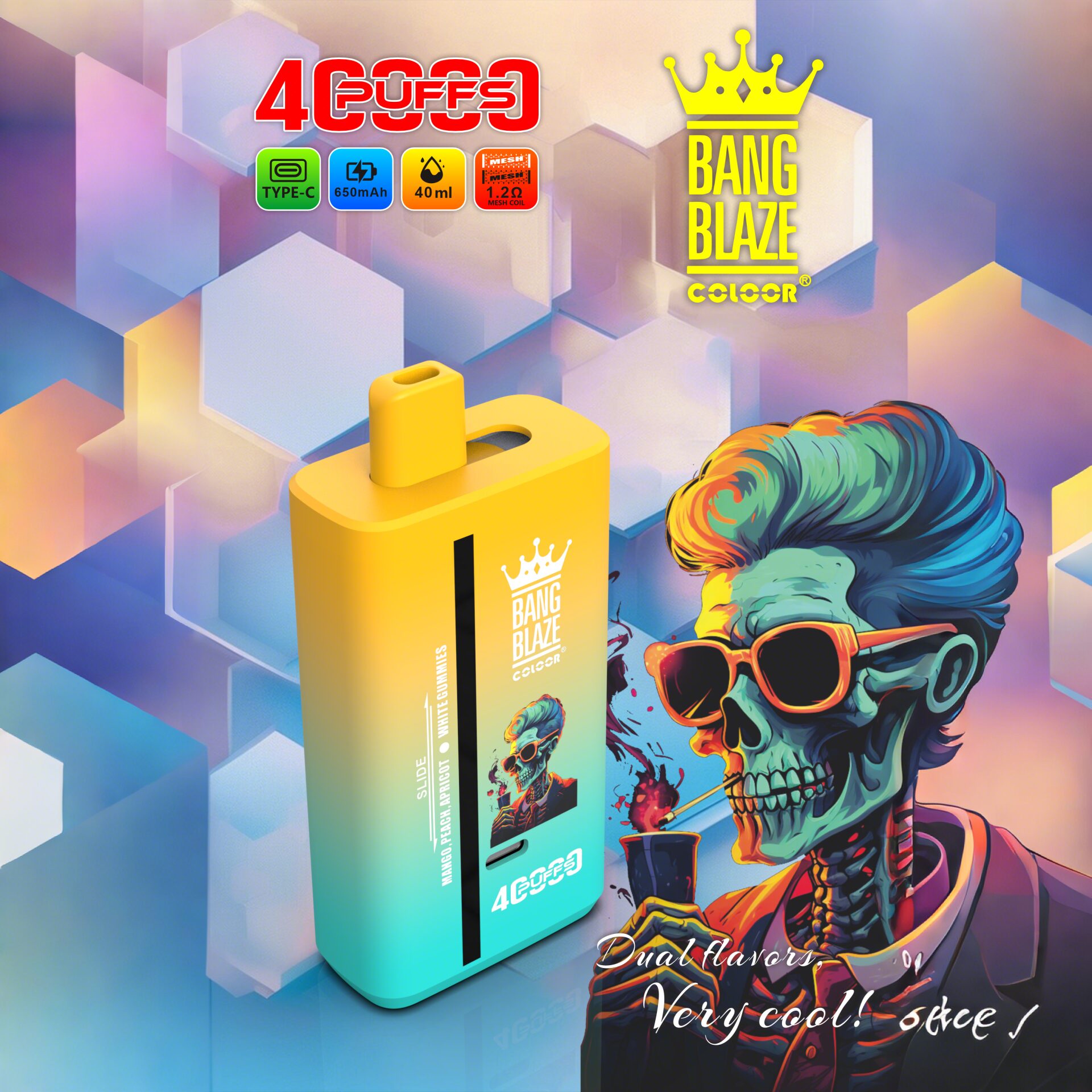 Bang Blaze 40000 40K Puffs 2% 3% 5% Nicotine Double Taste Disposable Vape - Image 12