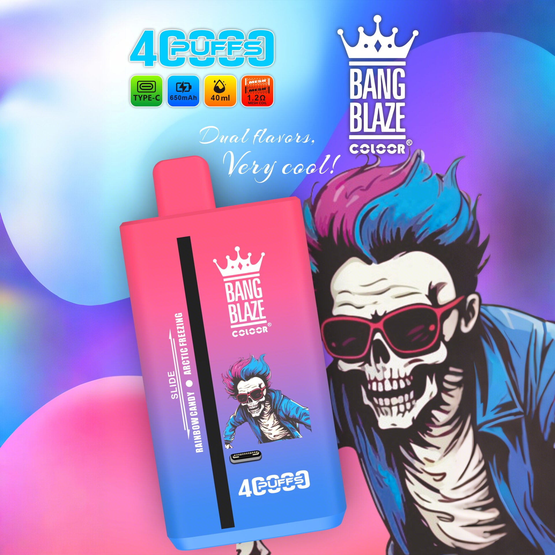 Bang Blaze 40000 40K Puffs 2% 3% 5% Nicotine Double Taste Disposable Vape - Image 9