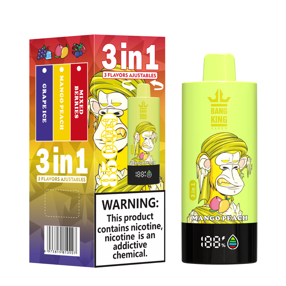 Bang King 85000 85k Puffs 3 in 1 Flavors Newest Original Rechargeable LCD Display Disposable Vape - Image 12