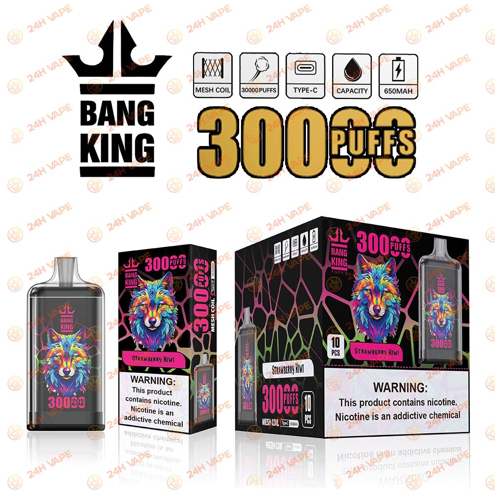 Bang King Crystal 30000 30K Puffs 2% 3% 5% Nicotine Hottest Disposable Vape - Image 5
