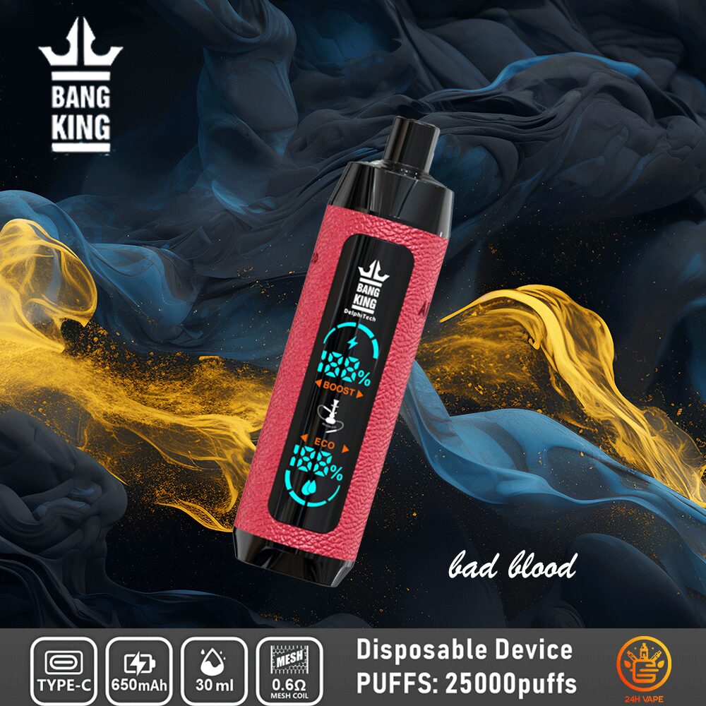 Bang King Shisha 25000 25K Puffs Newest LED Display Leather Disposable Vape Pen - Image 10