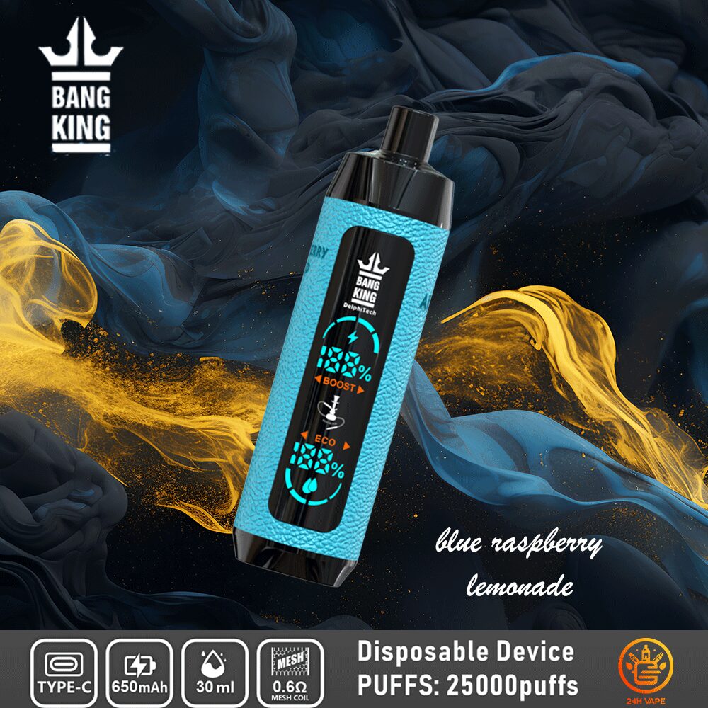 Bang King Shisha 25000 25K Puffs Newest LED Display Leather Disposable Vape Pen - Image 9