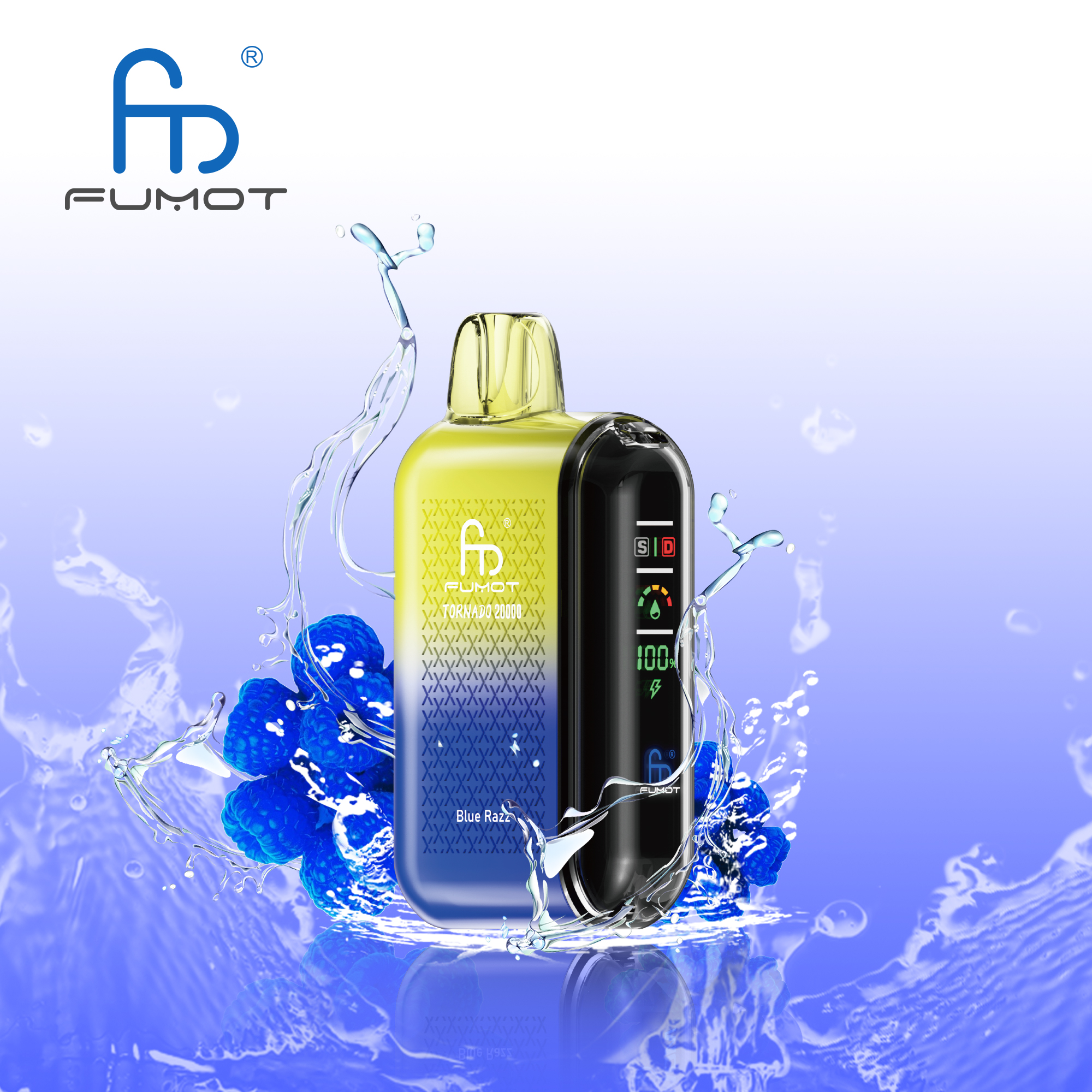 Fumot Tornado 20000 20K Puffs Vape Dual Mesh LED Display Disposable Vape - Image 21