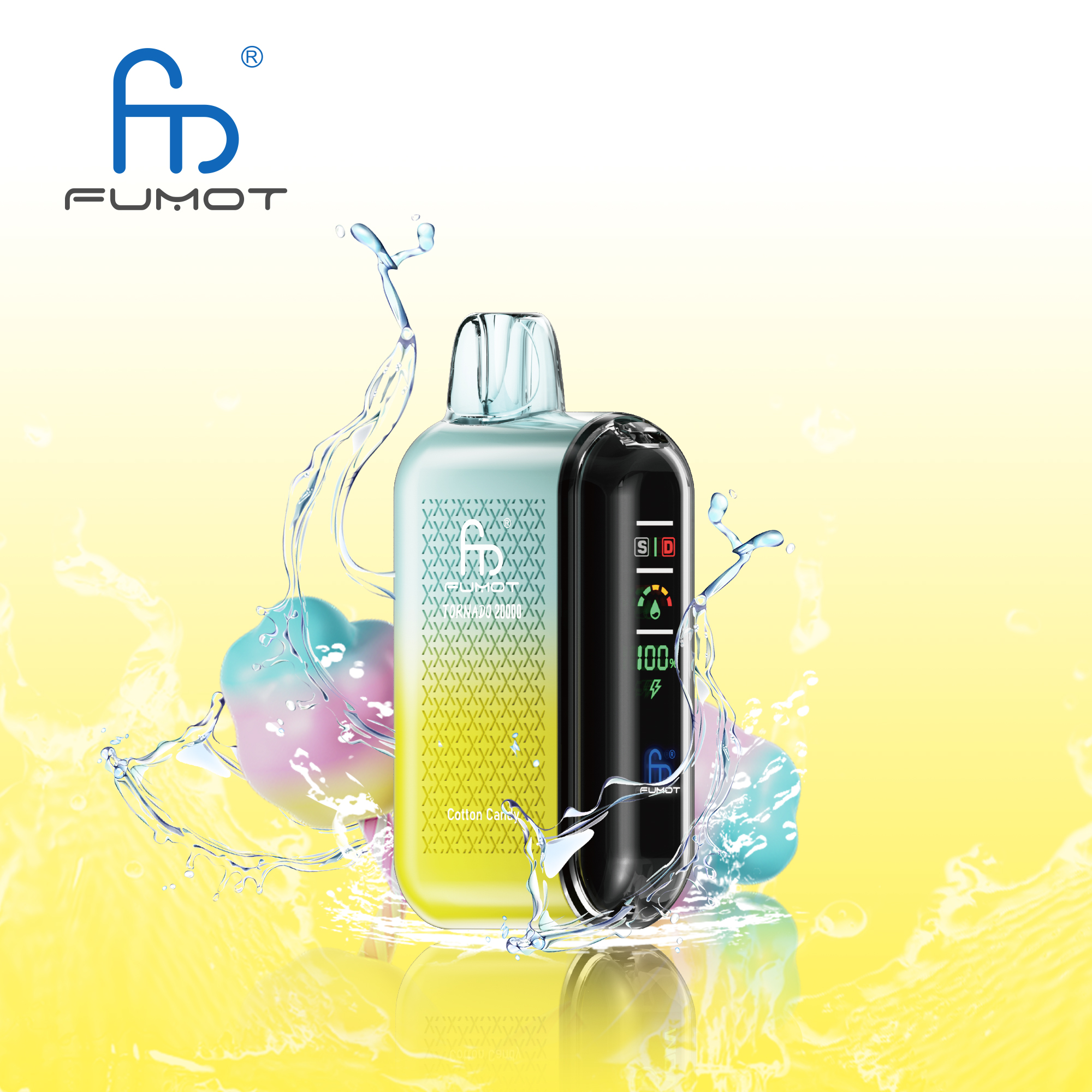 Fumot Tornado 20000 20K Puffs Vape Dual Mesh LED Display Disposable Vape - Image 18