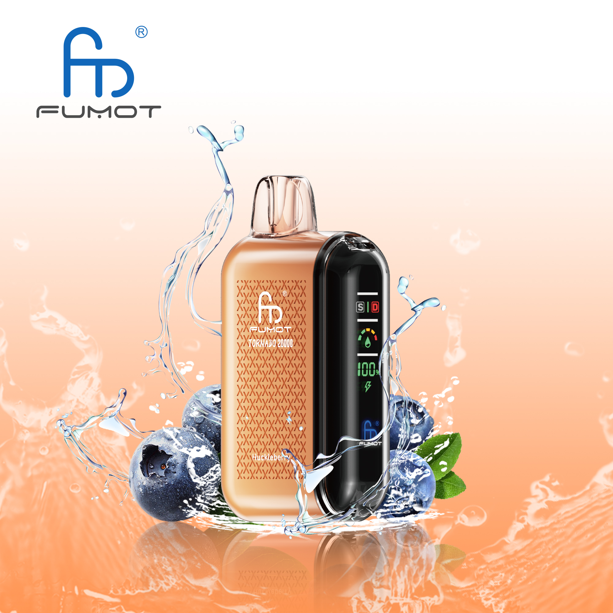 Fumot Tornado 20000 20K Puffs Vape Dual Mesh LED Display Disposable Vape - Image 16