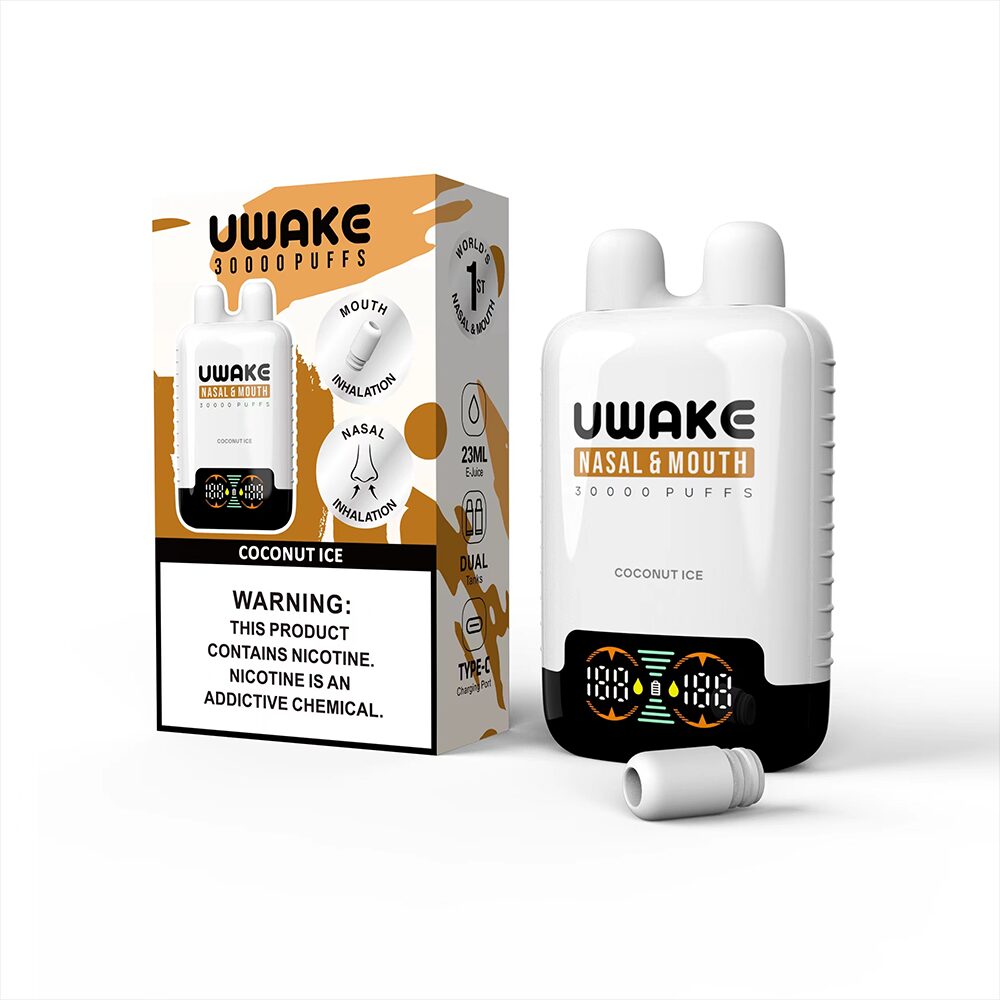 Mr.Goodie Uwake 30000 30K Puffs Nasal & Mouth Inhalation LED Display Disposable Vape - Image 12