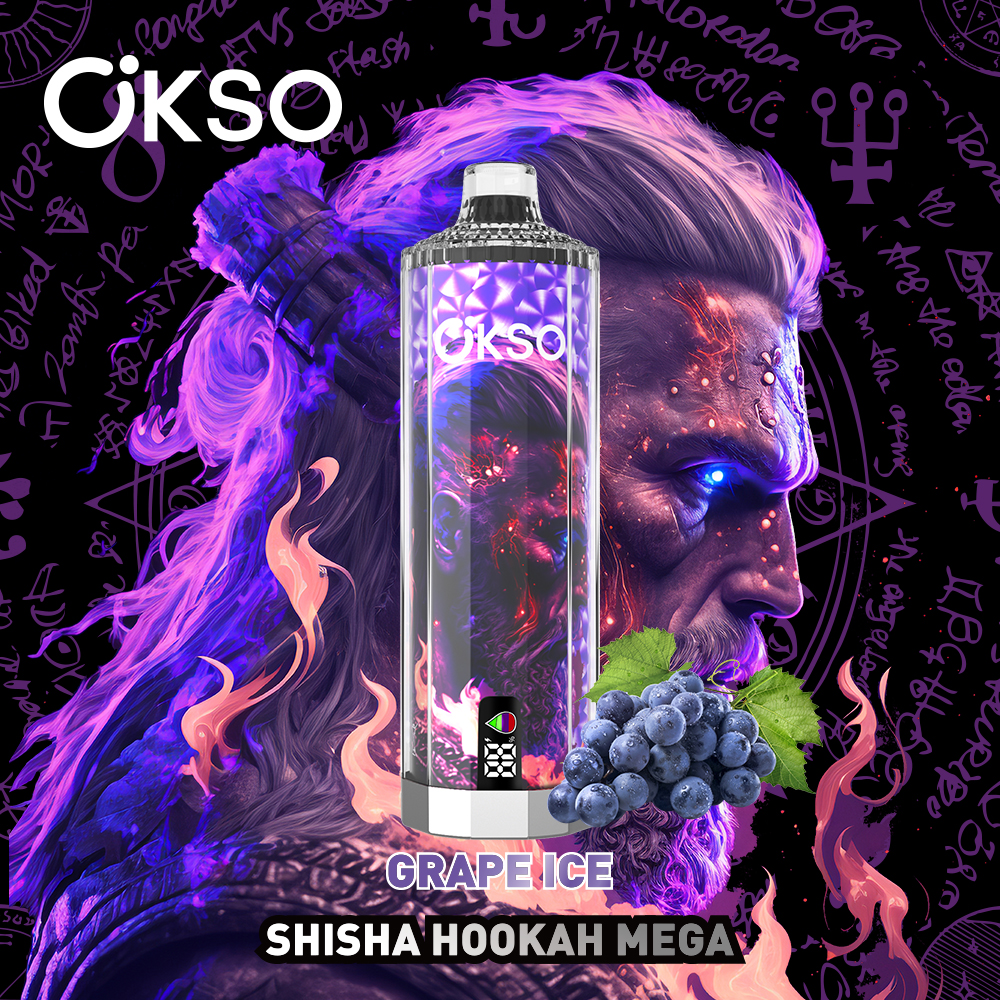 OKSO Shisha Hookah Mega 50000 50K Puffs Latest Original LED Display Disposable Vape Pen - Image 11