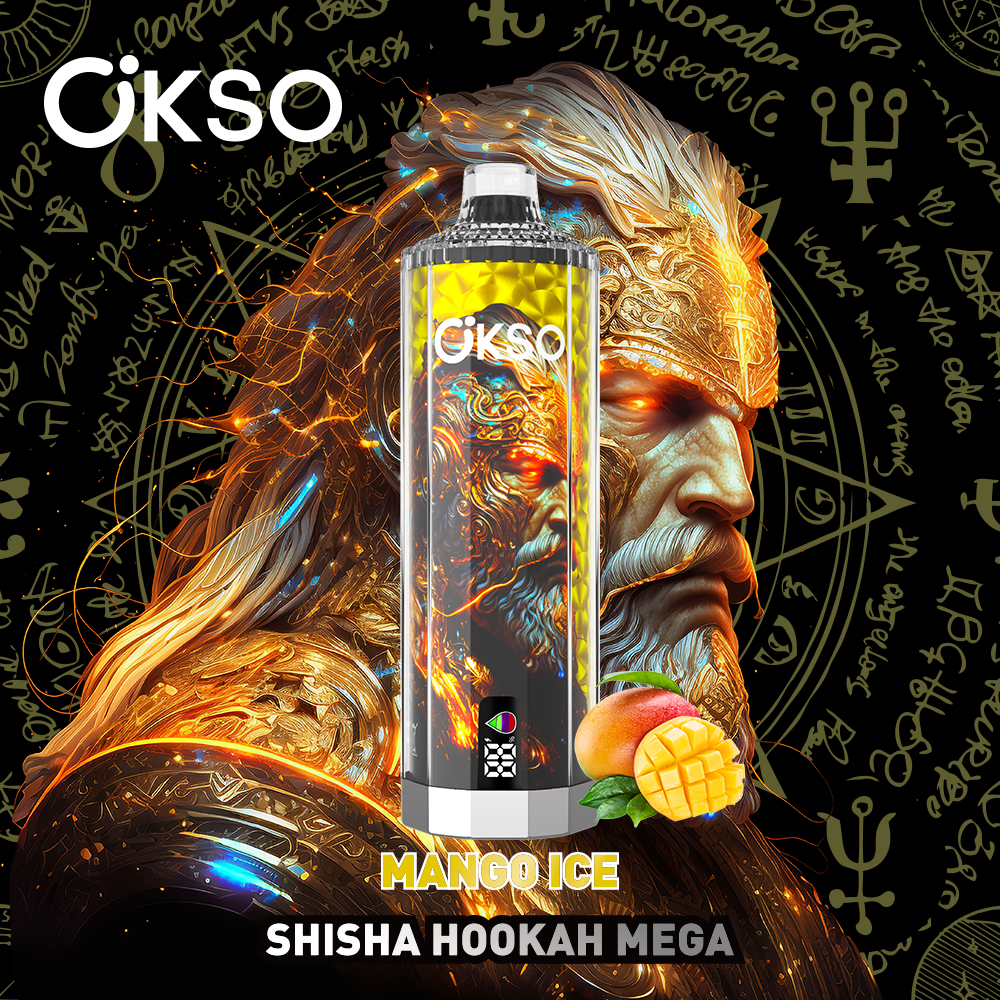 OKSO Shisha Hookah Mega 50000 50K Puffs Latest Original LED Display Disposable Vape Pen - Image 7