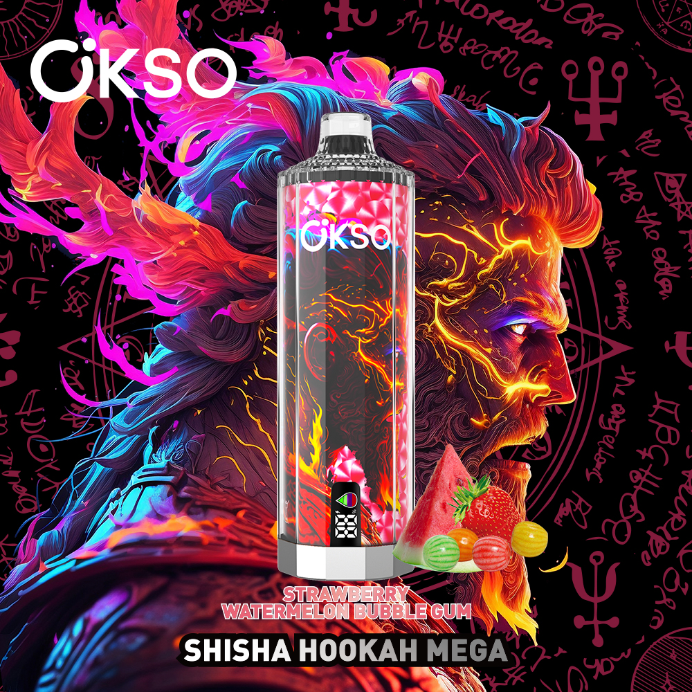 OKSO Shisha Hookah Mega 50000 50K Puffs Latest Original LED Display Disposable Vape Pen - Image 4