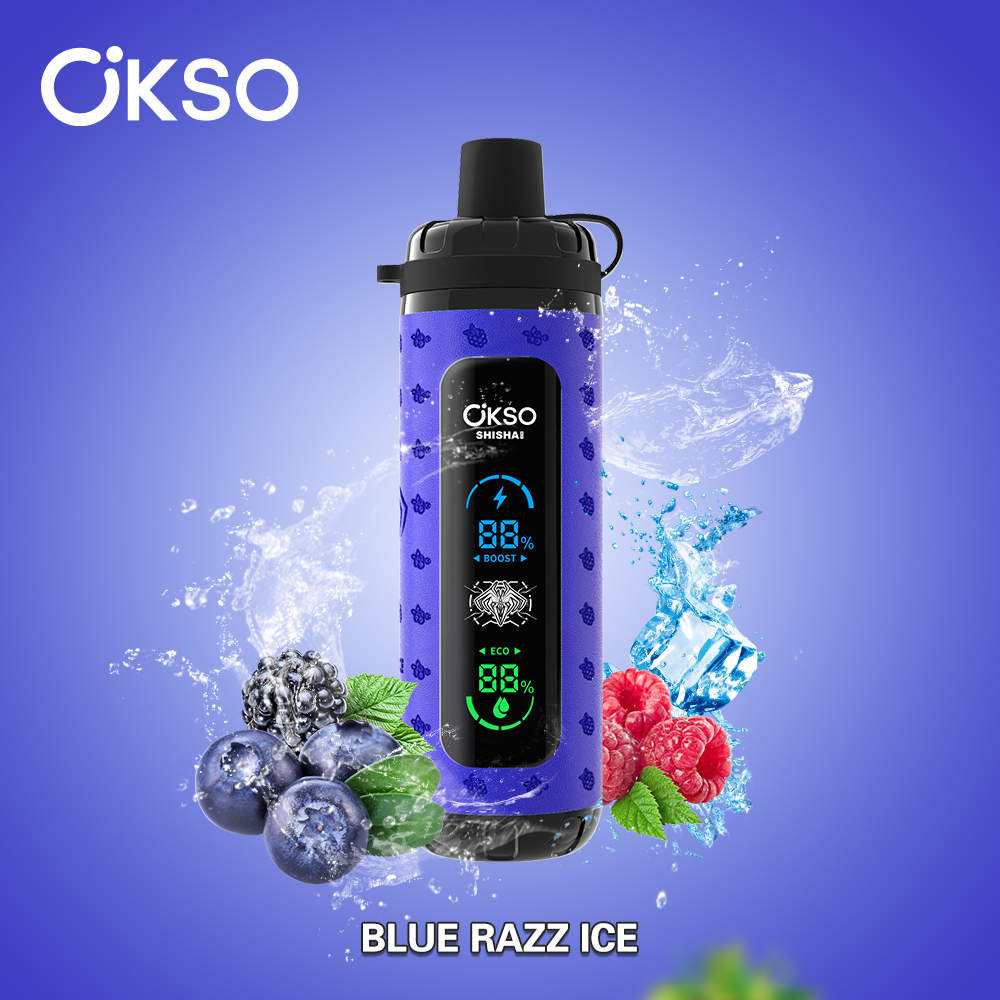 OKSO ShiSha Max 40000 40K Puffs Newest LED Display Leather Disposable Vape Pen - Image 11