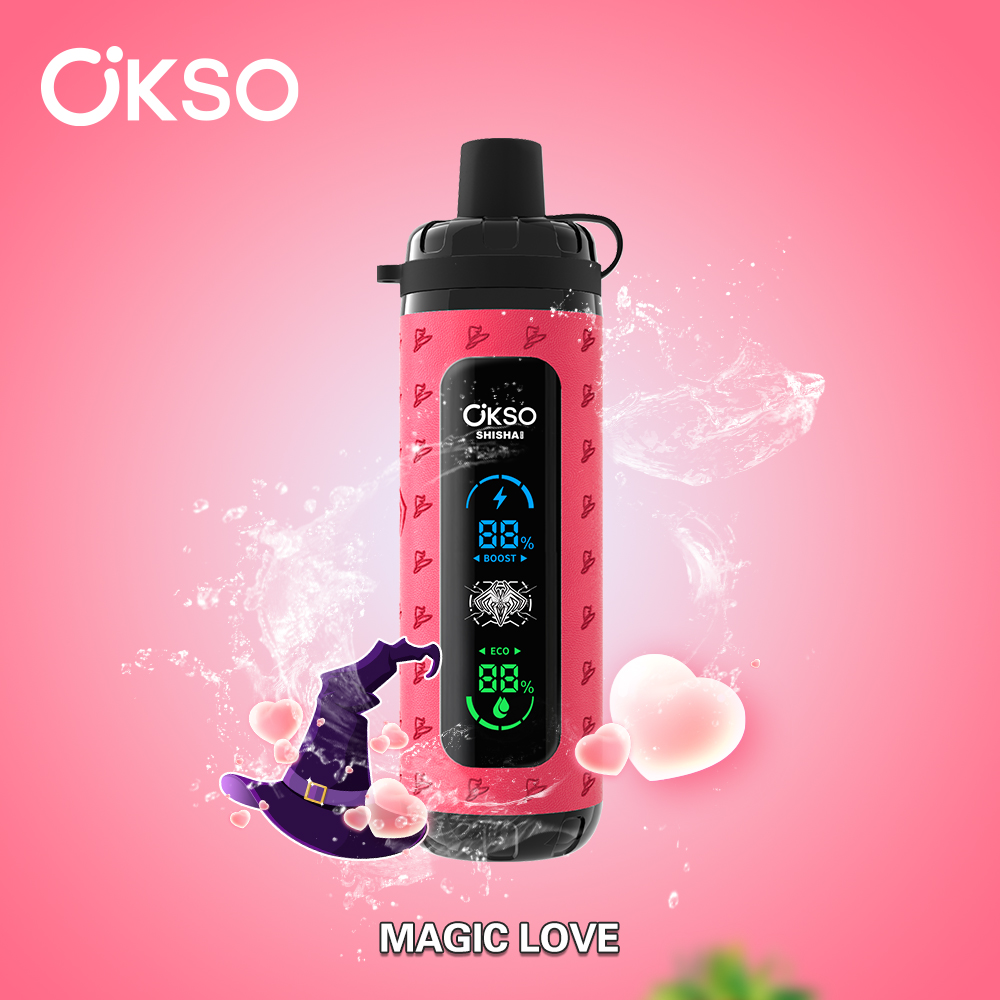 OKSO ShiSha Max 40000 40K Puffs Newest LED Display Leather Disposable Vape Pen - Image 7