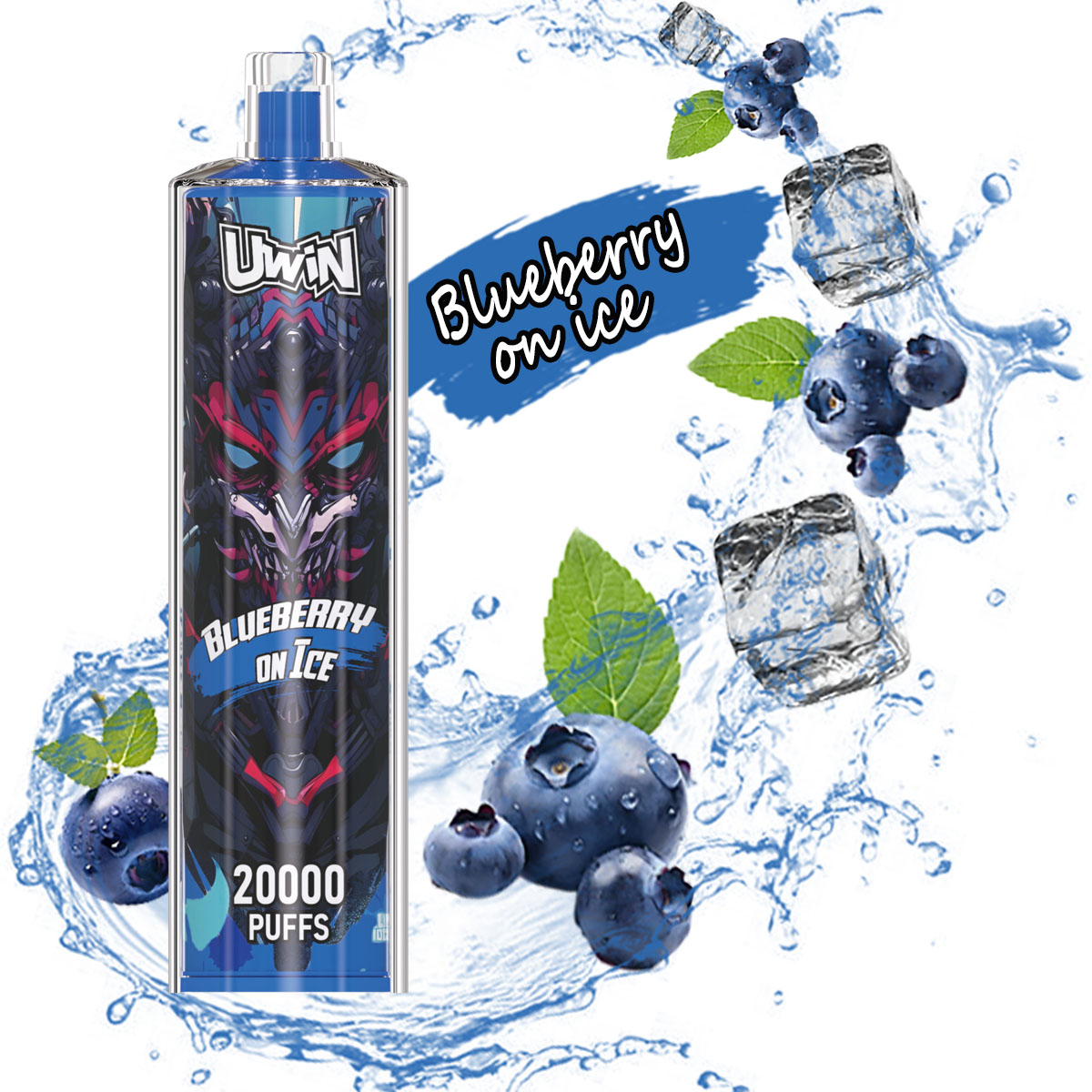 Uwin Shisha Hookah Crystal 20000 20k Puffs Original Edition Rechargeable Disposable Vape - Image 2