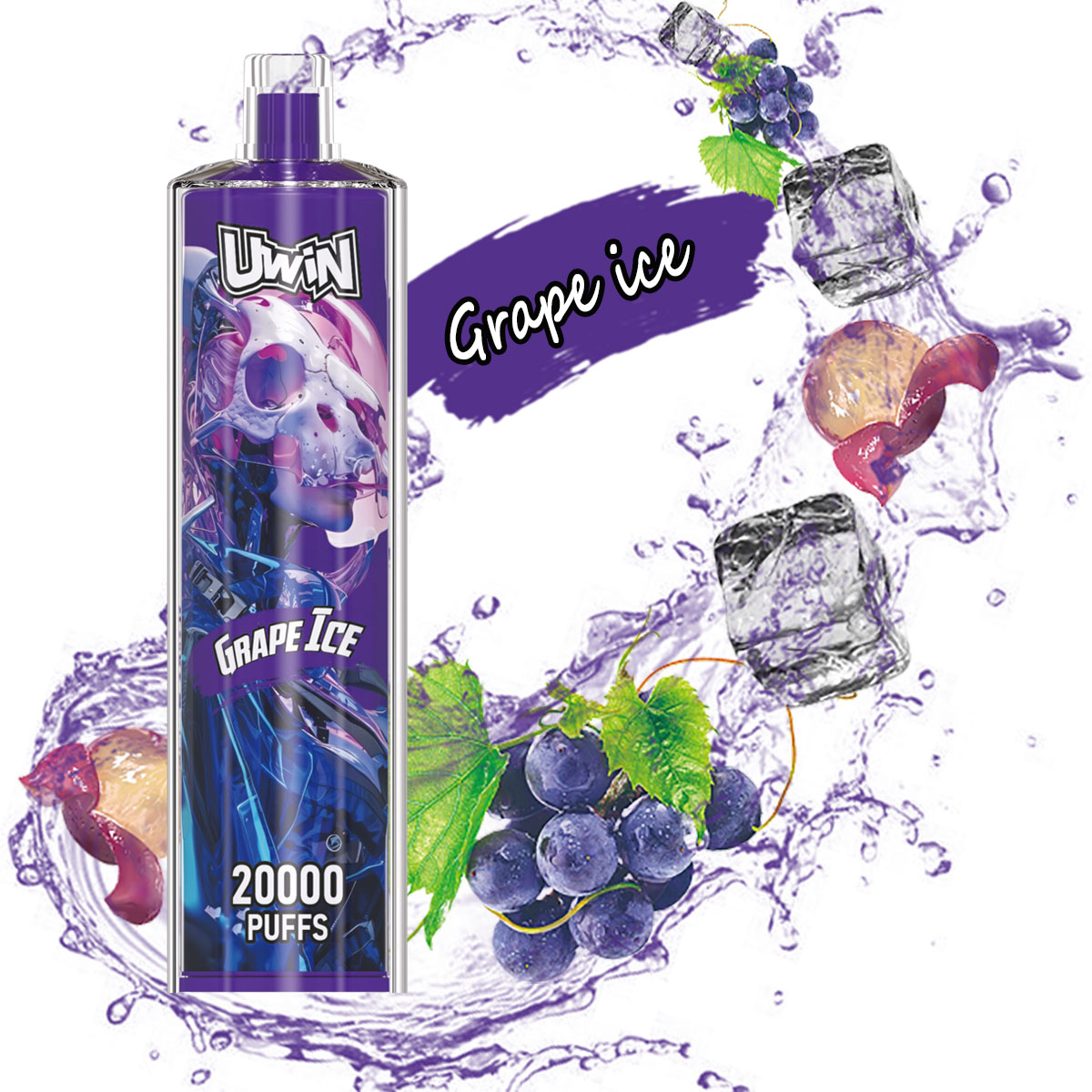 Uwin Shisha Hookah Crystal 20000 20k Puffs Original Edition Rechargeable Disposable Vape - Image 11