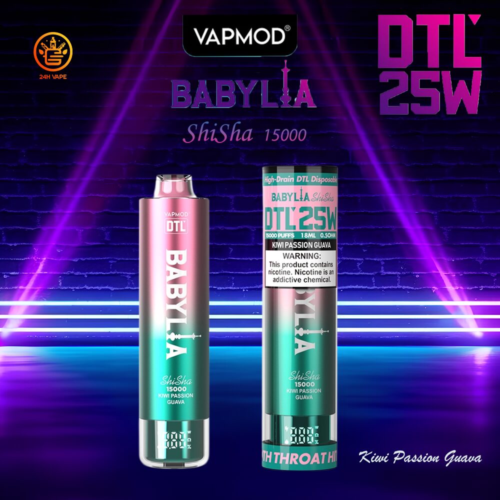 VAPMOD BABYLIA 15000 15K Puffs Original Edition DTL Disposable Vape Pen - Image 10