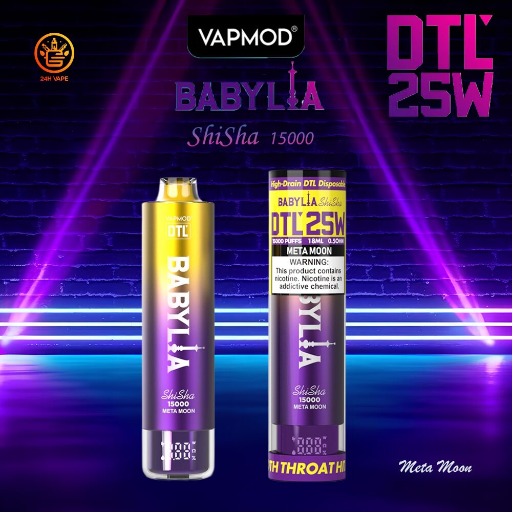 VAPMOD BABYLIA 15000 15K Puffs Original Edition DTL Disposable Vape Pen - Image 9