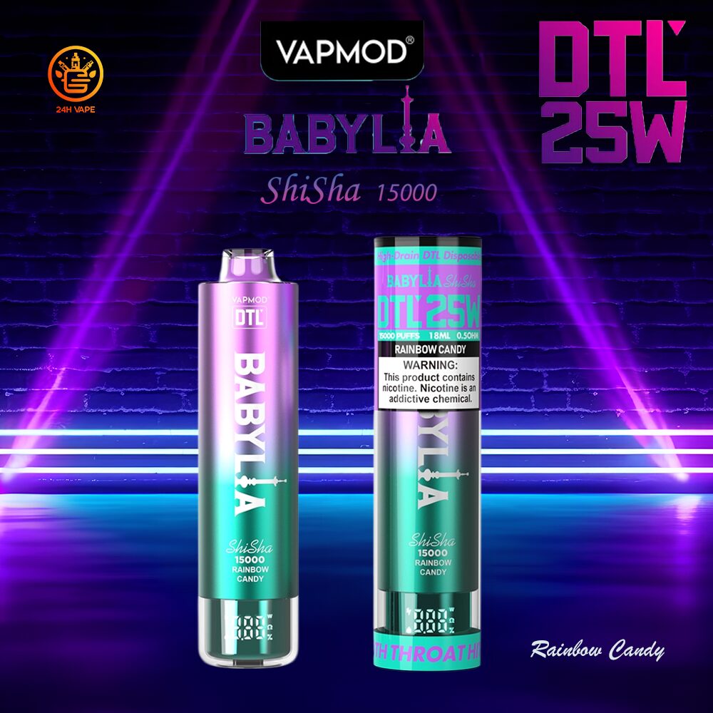VAPMOD BABYLIA 15000 15K Puffs Original Edition DTL Disposable Vape Pen - Image 6