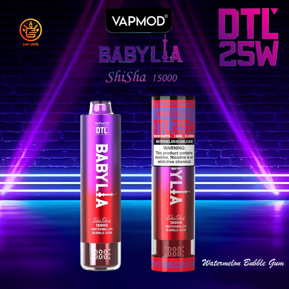 VAPMOD BABYLIA 15000 15K Puffs Original Edition DTL Disposable Vape Pen - Image 3