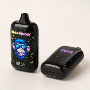 Bang DE 90K black disposable vape with LCD display