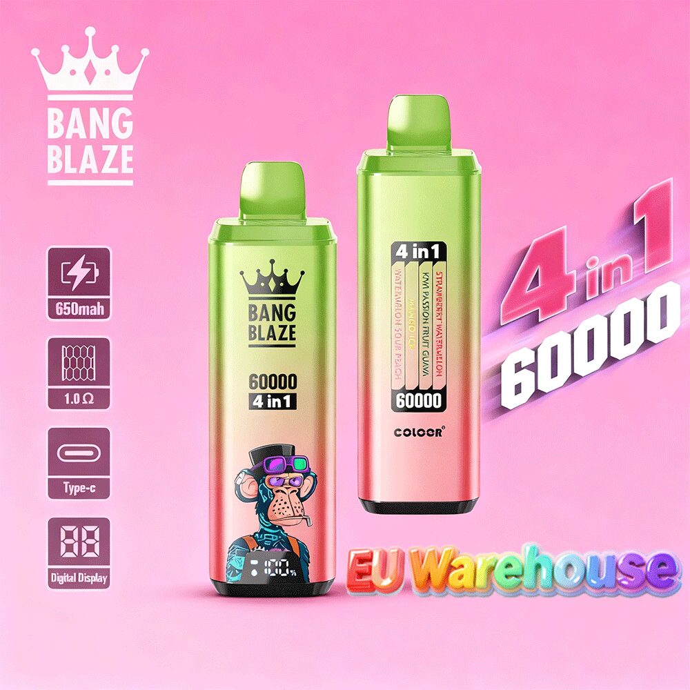 Bang Blaze 60000 60k Puffs 4 in 1 Flavors LED Display Disposable Vape EU Warehouse - Image 5