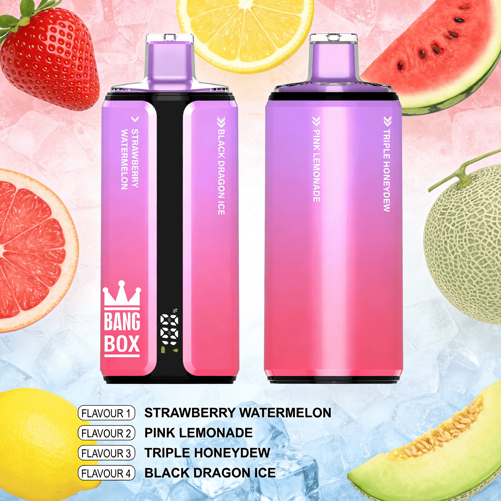 Bang Box 160000 160K Puffs 4 In 1 Flavors Original Rechargeable LED Display Disposable Vape - Image 9