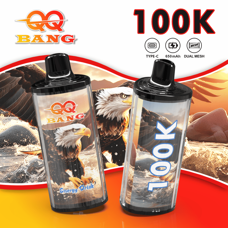 QQ Bang 100000 100K Puffs Dual Mesh Original Rechargeable Disposable Vape - Image 10