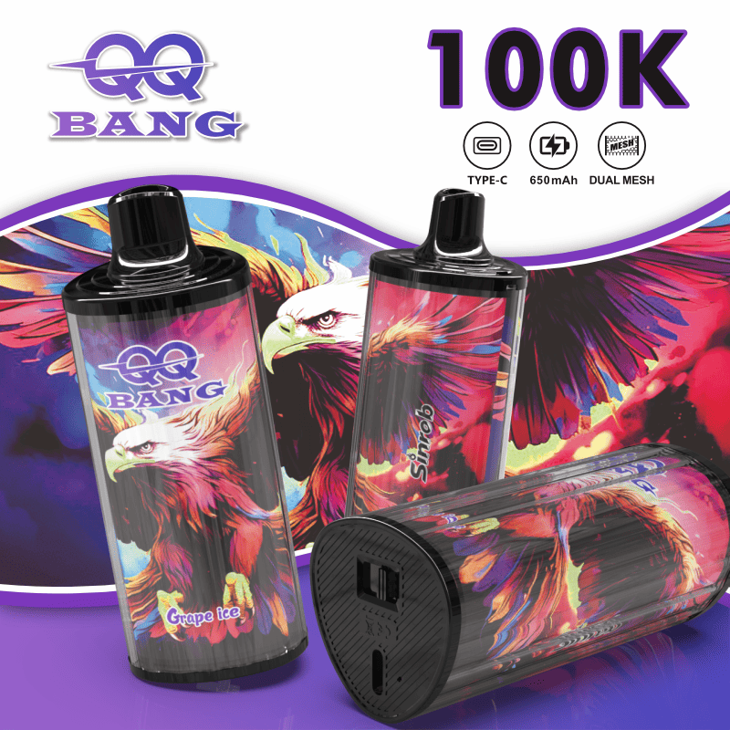 QQ Bang 100000 100K Puffs Dual Mesh Original Rechargeable Disposable Vape - Image 9