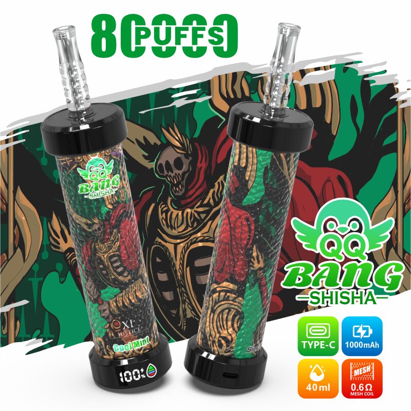 QQ Bang Shisha 80K 80000 Puffs Original LCD Display Disposable Leather Vape Pen - Image 9