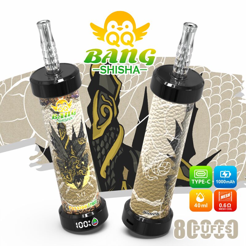 QQ Bang Shisha 80K 80000 Puffs Original LCD Display Disposable Leather Vape Pen - Image 6