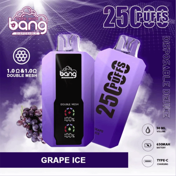 Bang 25K, Geschmacksrichtung „Grape Ice“