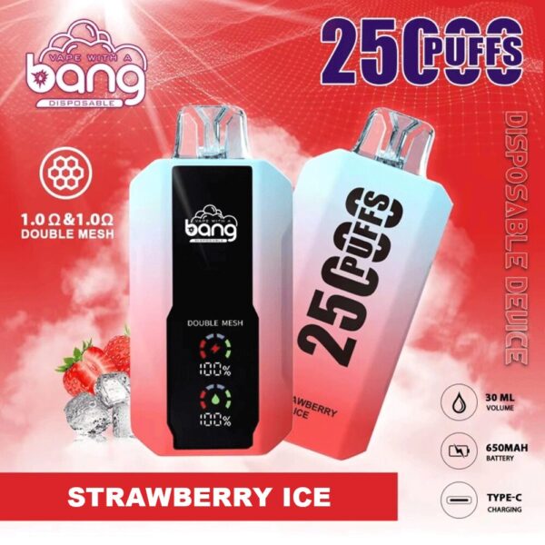 Bang 25K – Geschmacksvariante „Erdbeer-Eis“