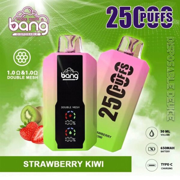 Bang 25K – Geschmacksvariante „Erdbeere-Kiwi“